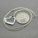 Estate Tiffany & Co. SS Heart Pendant