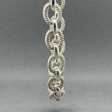 Estate SS Knurled 10.2mm 18.5” Cable Chain