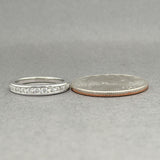 Estate 14K W Gold 0.33ctw G-I/SI2-I1 Diamond Ring