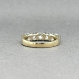 Estate 14K Y Gold 0.60ctw Diamond Anniversary Ring