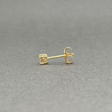 Estate 14K Y Gold 0.15ct I/I1 Diamond Single Stud Earring