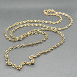 Estate 18K Y Gold 3.8mm 28.25” Anchor Link Chain