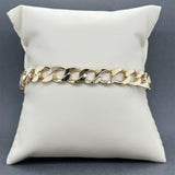Estate 14K Y Gold 8.62mm Curb Link Bracelet