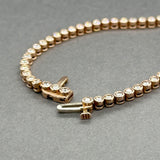 Estate 14K R gold 1.79ctw I-J/SI1-2 Diamond Tennis Bracelet
