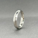 Estate 14K W Gold 4.7mm Polished Ring