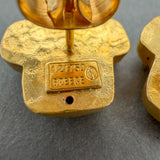 Estate Lalaounis 18K Y Gold Stud Earrings