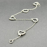 Estate Tiffany & Co. SS Open Heart Bracelet