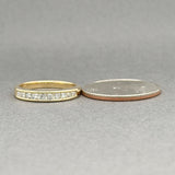 Estate 14K Y Gold 0.47ctw G/VS2 Diamond Anniversary Ring