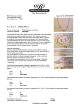 Estate 14K Y Gold 0.45ctw Diamond By The Yard Necklace