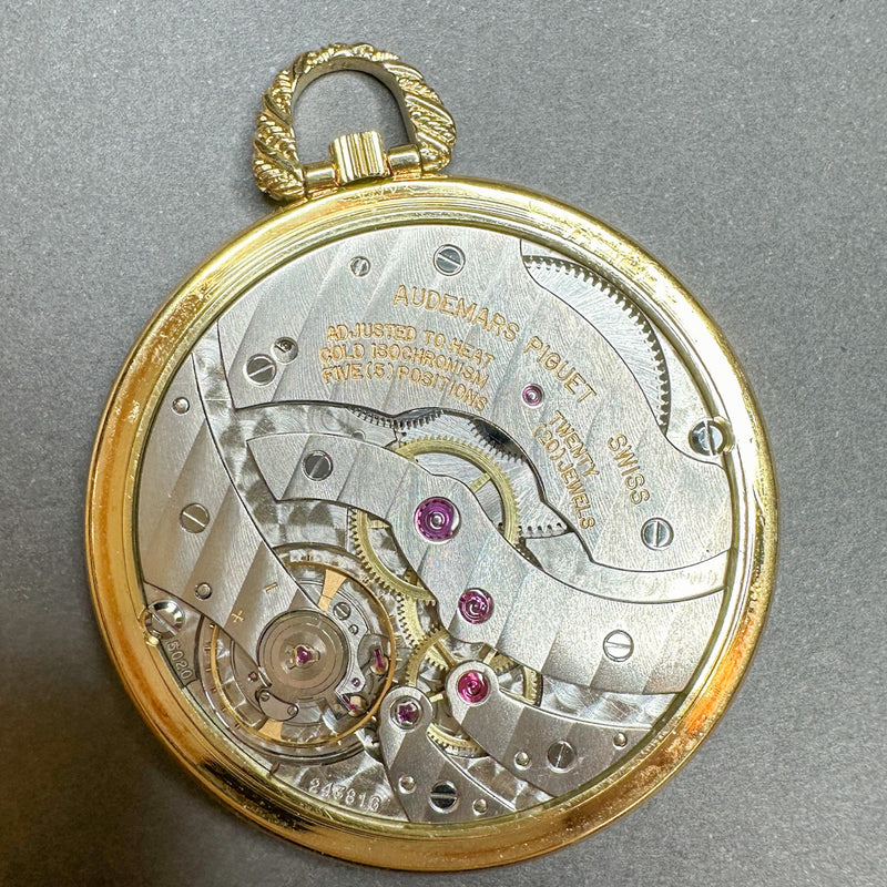 Estate Audemars Piguet 18K Y Gold Vintage Mechanical Pocket Watch