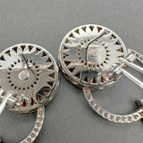 Estate La Nouvelle Bague 18K W Gold 0.75ctw Diamond Earrings