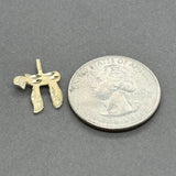 Estate 14K Y Gold Chai Pendant