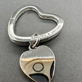 Estate Tiffany & Co. SS Heart Tag Key Ring