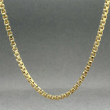 Estate 14K Y Gold 2.5mm 16.5” Box Chain