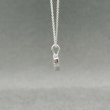 Estate 14K W Gold 0.04ctw K/I1 Diamond Heart Pendant