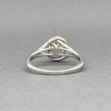 Estate 14K W Gold 1.27ctw G-I/SI1-I2 Diamond Eng. Ring