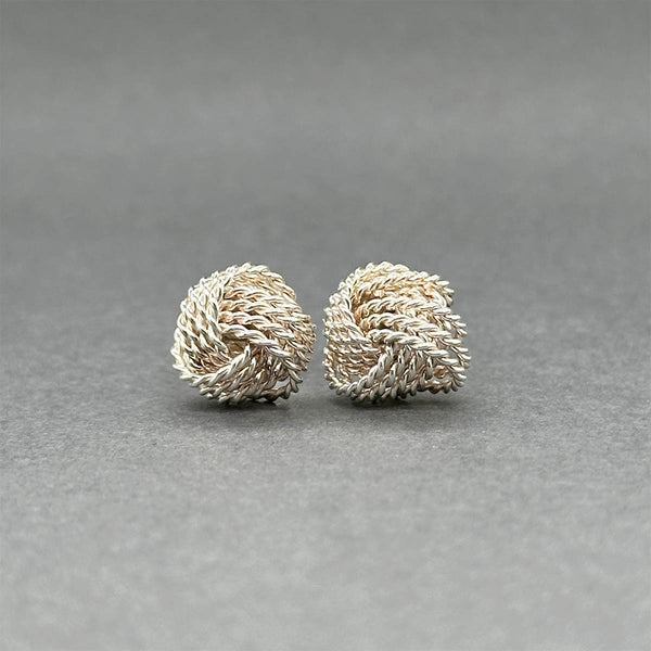 Estate Tiffany & Co. SS Knot Stud Earrings