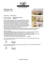 Estate Platinum 1.30ctw F/VS2-SI1 Diamond Stud Earrings