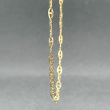 Estate 14K Y Gold 2.6mm 21” Anchor Chain