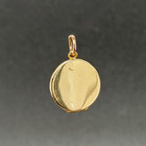 Estate 14K Y Gold Star of David Locket Pendant