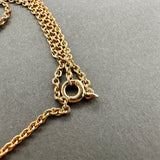 Estate 10K Y Gold Antique 1.6mm 14.25” Cable Chain
