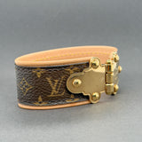 Estate Louis Vuitton Gold Plated “Save it” Bracelet