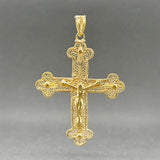 Estate 20K Y Gold 47.77mm Crucifix Pendant