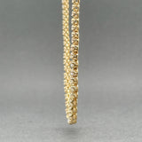 Estate 14K Y Gold 2.38ctw F-G/SI1-2 Diamond Riviere Necklace