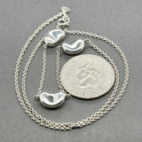 Estate Tiffany & Co. SS Peretti Triple Bean Station Necklace
