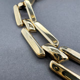 Estate 14K Y Gold 14.94mm 15.75” Link Necklace
