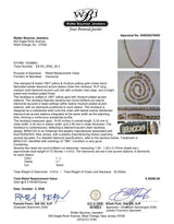 Estate Braccio 18K Y Gold 0.47ctw I-J/I1 Diamond Curb Link Chain