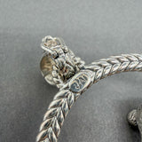 Estate Jai SS Leopard Circle Pendant
