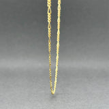 Estate 18K Y Gold 1.84mm 18” Figaro Chain