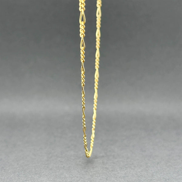 Estate 18K Y Gold 1.84mm 18” Figaro Chain