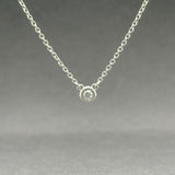 Estate Tiffany & Co. Peretti SS 0.14ct Diamond By The Yard Necklace