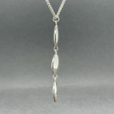 Estate Tiffany & Co. SS Triple Circle Drop Pendant