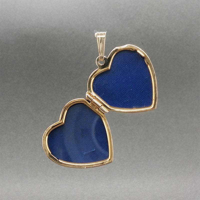 Estate 14K Y Gold Heart Locket Pendant
