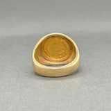 Estate 14K Y Gold 1854 $1 Coin Ring