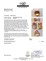 Estate 14K Y Gold 11.20ct Citrine Cocktail Ring