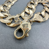 Estate 14K Y Gold 10.9mm Curb Link Bracelet