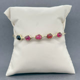 Estate Ippolita 18K Y Gold Gelato 9.10ctw Garnet Bangle Bracelet