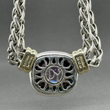 Estate David Yurman SS 14 12.68ct Amethyst Albion Double Necklace