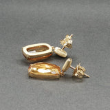 Estate Marco Bicego 18K Y Gold 5.82ctw Citrine Drop Earrings