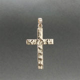 Estate 14K Y Gold 27.56mm Cross Pendant