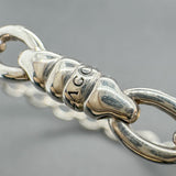 Estate Lagos SS Caviar Link Bangle Bracelet