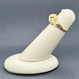 Estate Tiffany & Co. 18K Y Gold 0.19ctw Diamond Signature X Ring