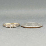Estate 14K Y Gold 0.18ctw Diamond Ring
