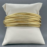 Estate 14K Y Gold Multistrand Bangle Bracelet