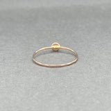 Estate 14K R Gold 0.01ct Ruby Ring