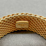 Estate Tiffany & Co. 18K Y Gold 0.07ctw F-G/VS2-SI1 Diamond Somerset Ring